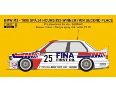 Decal – BMW M3 - Winner 1990 Spa 24 Hours - Cecotto / Oestreich / Giroix